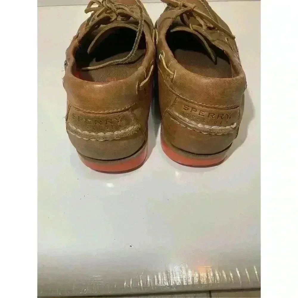 Sperry Topsider Boat Shoe Leather Slip on Mens Size 7